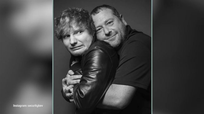 Ed Sheeran: Sein Bodyguard stiehlt ihm die Show