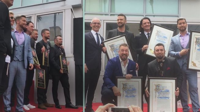 Stern für Herzensbrecher: NSYNC auf ‘Walk of Fame’