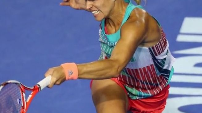 Blitz-Empfang für Angelique Kerber in Frankfurt